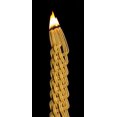 thumbnail image 4 of Ner Mitzvah, 12.5" Pure Beeswax Braided Havdalah Candle - Yellow, 4 of 5