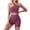 Hot Pink, variant on SEMPAI Two Piece Workout Sets Womens One Shoulder Tank Top Matching High Waist Booty Lifting Shorts Gym Yoga Active Wear Outfits