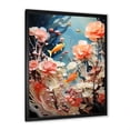 thumbnail image 2 of Designart "Underwater Coral Marine Elegance I" Animals Framed Wall Art - Modern Pink Coral Hallway Framed Wall Art Decor, 2 of 6