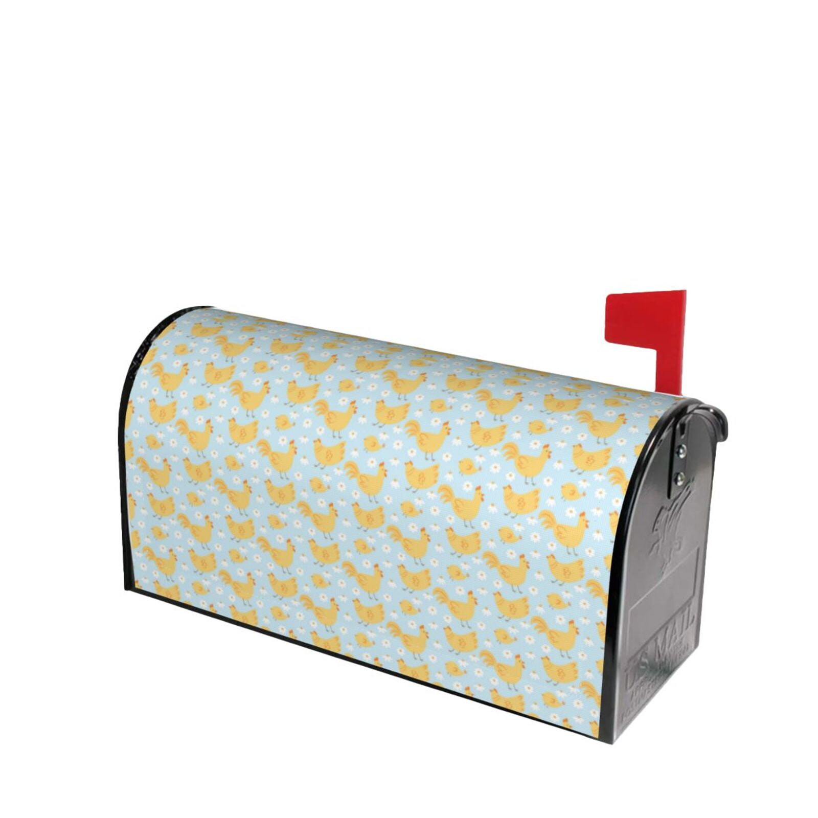 Xecao Roosters for Mailbox Cover with Magnetic Strips, Waterproof and Sunscreen, Adds a Decorative Touch to Your Garden Yard.