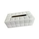 thumbnail image 5 of Funda para caja de pañuelos, porta servilletas de papel, rectangular, moderna, para hotel blanco, 5 of 9