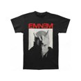 thumbnail image 1 of Men's Eminem Graphic Official Rap Icon Design with Signature Pose & EMN Lettering Printed pattern short-sleeved shirt, 1 of 5