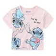 thumbnail image 2 of Disney Lilo & Stitch Short Sleeve T-Shirt and French Terry Shorts Set (Girls), 2 piece Set, Sizes 4-12, 2 of 7