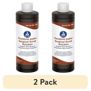 (2 pack) Dynarex Povidone-Iodine Surgical Scrub Solution 16 oz