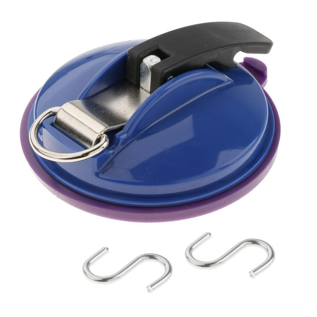 Anclaje de ventosa shamjiam para automóvil con gancho en S de seguridad Azul oscuro