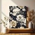 thumbnail image 6 of Vintage Peony Floral Canvas Print for Living Room Bedroom Dining Room Office Hallway Entryway Hotel Lobby Decor, 6 of 8