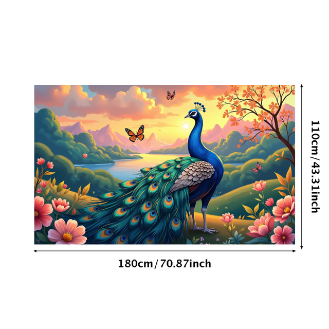 Colorful Cake Celebration Backdrop Banner Dessert Background Decorative Scene Happy Birthday Party Supplies Festivals Event Decor Decors Photography Props
