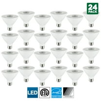 24 Pack Sunlite LED PAR30S Spotlight Bulb, 10 Watt (75 Watt Equivalent), Dimmable, 5000K Super White, 750 Lumens, Medium (E26) Base, Indoor Use, Energy Star Certified