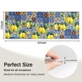 thumbnail image 5 of Yellow Lemon Fruit Clusters Blue Pattern Kitchen Rug Mat,Kitchen Runner Rugs Non Skid Washable,Decorative Kitchen Floor Mats for Kitchen,Sink,Laundry,17"X47", 5 of 5