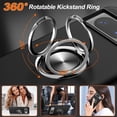 thumbnail image 3 of KOMI for Google Pixel 8 Case, Slim Fit Case for Pixel 8 with Ring Holder Kickstand [Military Grade Drop Tested] [TPU+PC] Dual Layer Shockproof Protective Phone Case for Google Pixel 8, Black, 3 of 5