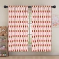 thumbnail image 5 of Blackout Kids Curtains,Red Strawberry Plants Fruit Pink Pattern Childrens Insulated Curtains Set Of 2,Bedroom Essentials,Toddler Room Decor 52"x63", 5 of 5