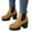 Beige, variant on POROPL Womens Ankle Boots Winter Fall High Heel Suede Shoes,Womens Boots Size 4.5