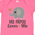 thumbnail image 4 of Inktastic My Papou Loves Me Boys or Girls Baby Bodysuit, 4 of 5