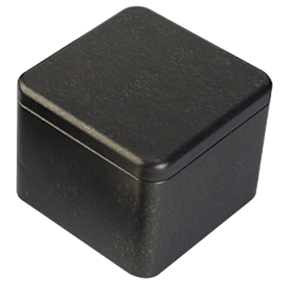 Zehuanyu Tin with Lid Tea Bag Holder Organizer Iron Cans Tea Storage Can Black
