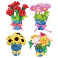 thumbnail image 3 of Gwong Juguete DIY Non-tejido Flor Pot Sunflowers Daisy Hecho A Mano Costura Educativa Juguete Gwong 21020126, 3 of 7