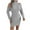 Gray, variant on Wancir Sweater Dress for Women Elegant Casual Knit Long Sleeve Pullover Sweater Dresses