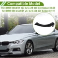 thumbnail image 3 of Cubierta de tirador de panel de puerta del lado del pasajero trasero de Unique Bargains para BMW E90/E91 323 325 328 330 335 Sedán y Touring 2005-2008 No.51417230849 Negro, 3 of 6