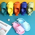 thumbnail image 3 of Zapatillas Impermeables De Tiburón De Dibujos Animados Para Niños, Sandalias Antideslizantes, Zapatillas De Casa De Playa De Verano Para Caminar En El Baño Del Jardín Guardurnaity AP007364-19, 3 of 6