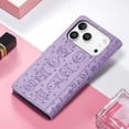 thumbnail image 3 of Funda Cartera FOXDOCK para iPhone 17 Pro , Flip PU con Relieve de Gatos y Perros, Tarjetero y Soporte, 3 of 6