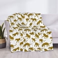 thumbnail image 3 of Yiaed Leopard Print Print Blanket Throw Blanket Soft Cozy Flannel Blanket for Home Bed Sofa Couch Chair-60"x50", 3 of 6