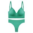 thumbnail image 4 of Everyday Bras for Women Men's Briefs Lace Satin Lingerie Set Men Med Underwear Satin Lace Sleepwear Set High Waist Lace Underwear Set Men Set Briefs for Men Large Mens Briefs Size Large Light Green, 4 of 5