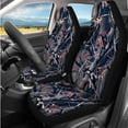 thumbnail image 2 of Binienty Camo Hunting Car Seat Covers Full Set Front And Backseat Covers with 15 Inch Steering Wheel Cover Headrest Cover Center Console Cushion Pad Seatbelt Pads 14 Pack Vehicle Interior Accessories, 2 of 8