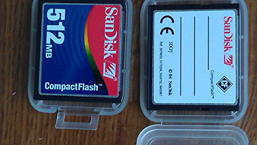 SanDisk 512MB CompactFlash CF Digital Camera Memory Card SDCFJ 