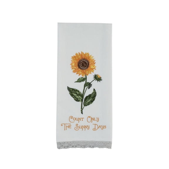 Count Sunny Days Embroidered Dishtowels - Set of 2 - Park Designs