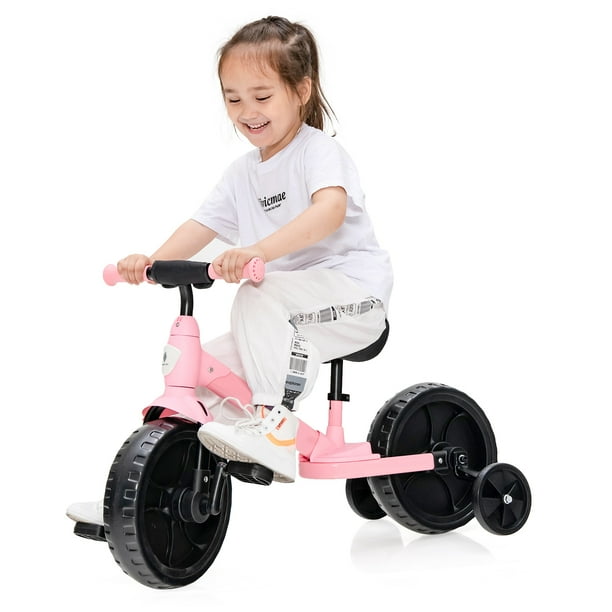 Infans 4in1 Kids Training Bike Toddler Tricycle w/ Training Wheels