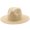 Beige, variant on rygai Solid Color Folding Thin Straw Hat Unisex Big Brim Sunscreen Jazz Hat Fashion Accessories,Milky White,M