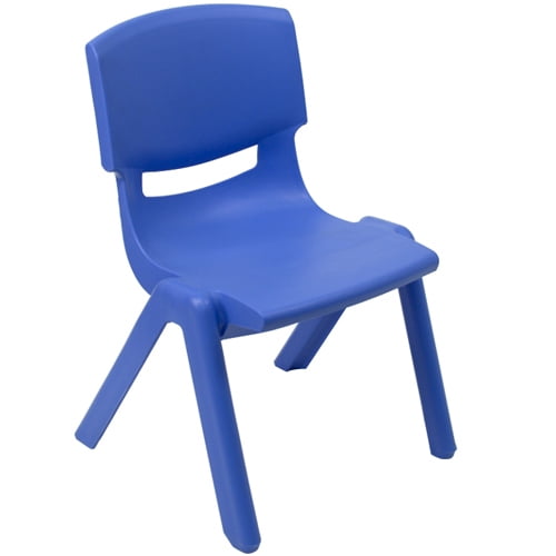 Flash Furniture Plastic Stackable School Chairs, 10.5'' Seat Height, set of 4, Multiple Colors ...