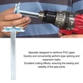 thumbnail image 4 of PVC Pipe Reamer Kit, High Speed Steel PVC Pipe Reamer Tool PVC Fitting Saver Tool for Splicing and Expansion, 4 of 7