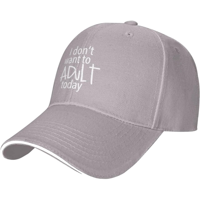 I Really Just Can't Adult Today Hat Classic Low Profile Baseball Cap Adjustable Golf Dad Hats