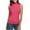 01# Hot Pink, variant on WonderWiz Women's Sleeveless Turtleneck T-Shirt Basic Stretch Layer Comfy High Neck Tank Top Khaki L