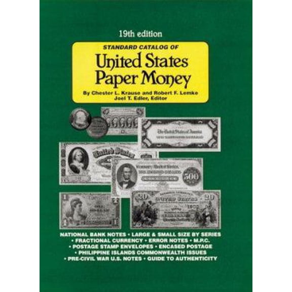 Pre-Owned Standard Catalog of United States Paper Money (Hardcover) 0873419308 9780873419307