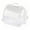 White#2, variant on Clear Flip Top Bread Cake Storage Container Transparent Plastic Food Keeper Kitchen Pantry Organization for Baked Goods Snacks