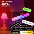 thumbnail image 4 of LIFX Color Smart Light Bulbs E26 (2-Pack), Matter Compatible RGB + Tunable White (800 Lumens), WiFi Dimmable Color Changing (2.4GHz), Compatible with Apple HomeKit, Alexa & Google, 4 of 5