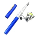 thumbnail image 1 of Tignapoo Compact Blue 2.1m Mini Fishing Rod Kit with Metal Spinning Reel - Lightweight and Durable, Corrosion-Resistant Design, Perfect for Travel and Easy Storage, 1 of 6