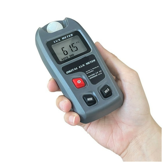 High-Precision Illuminance Meter - Essential Portable Light Meter for Photographers and Designers