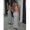 Silver, variant on Womens Silver Glitter Mermaid Evening Gown Backless Tie Strappy Bodycon