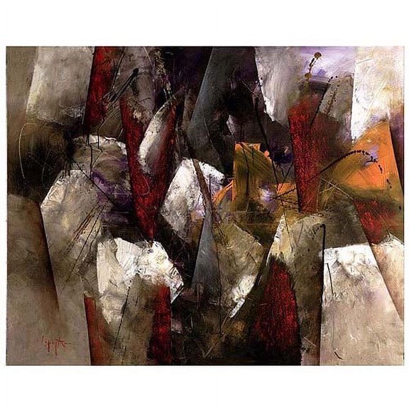 Trademark Fine Art "Abstract II" Canvas Art by Lopez, 26x32