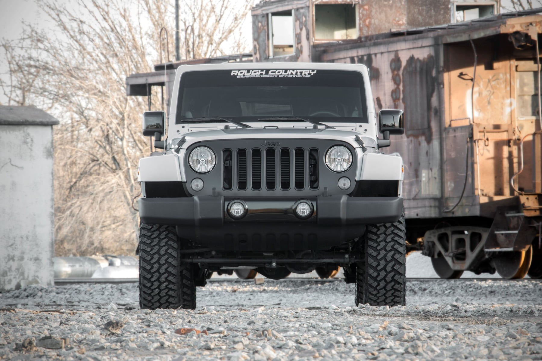 Rough Country 2.5" Lift Kit (fits) 2007-2018 Jeep Wrangler JK | Suspension System | 656