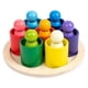 thumbnail image 1 of Juguete Bloques De Construcción De Madera Con Forma De Arco Iris En Forma De Arco Iris Portátil Para Niños EduGatoivos Tempranos Juguetes Jugando Regalos Regalos Arco Iris Conjunto 1111Fourone FN001469, 1 of 7