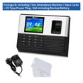 thumbnail image 3 of 2.8inch TCP/IP Wifi Biometric Fingerprint Time Attendance System Machine Employee Office Fingerprint USB Time Clock, 3 of 9