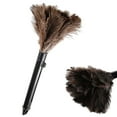 thumbnail image 5 of 1 Pcs Retractable Feather Duster, Ostrich Feather Duster Retractable, Genuine Fluffy Natural Handheld Feather Dusters for Cleaning Supplies, Washable,Car, Office, Desk, 5 of 6