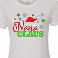 thumbnail image 4 of Inktastic Nana Claus with Christmas Santa Hat and Snowflakes Women's T-Shirt, 4 of 5