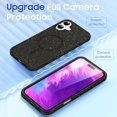 thumbnail image 2 of Decase for iPhone 16 Mag-Safe Case, Shockproof, Drop-Proof, Ultra Slim PC+Soft TPU Back Cover, Thin Matte Protective Case, 3X Military Standard Tested, Magnetic Protective Phone Case,Black, 2 of 7