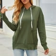 thumbnail image 6 of Cmfcve Athletic Work Woman Sweatshirt with Zipper Solid Color High Neck Split Hoodies Loose Fit Long Sleeve Pullover Outerwear Jackets, 6 of 9