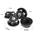 thumbnail image 4 of Tignapoo Black 17mm Metal Hex Wheel Nuts, 4-Piece Set with 1.25 Thread for Traxxas X-Maxx, Summit, E-Revo, Sledge Buggy Trucks - Durable Anti-Slip Tire Nuts, 4 of 6