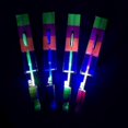 thumbnail image 2 of 48pc Amazing Led Light Arrow Rocket Helicopter Flying Toy Party Fun Gift Elastic - WK, 2 of 3